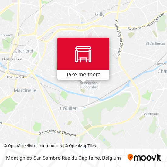Montignies-Sur-Sambre Rue du Capitaine plan