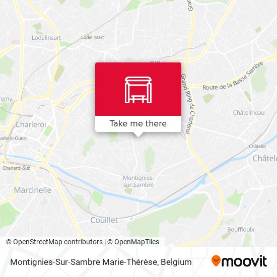 Montignies-Sur-Sambre Marie-Thérèse plan