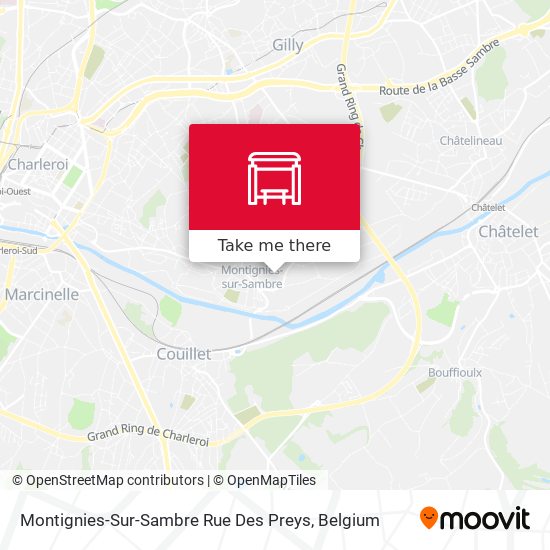 Montignies-Sur-Sambre Rue Des Preys map