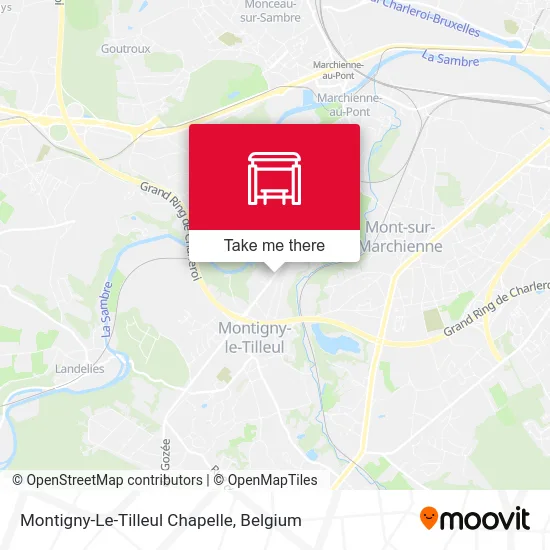 Montigny-Le-Tilleul Chapel map