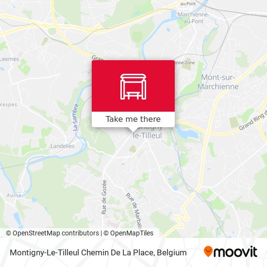 Montigny-Le-Tilleul Chemin De La Place plan