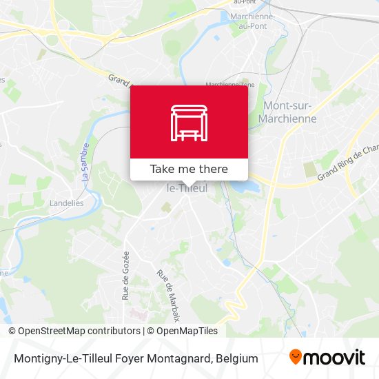 Montigny-Le-Tilleul Foyer Montagnard map