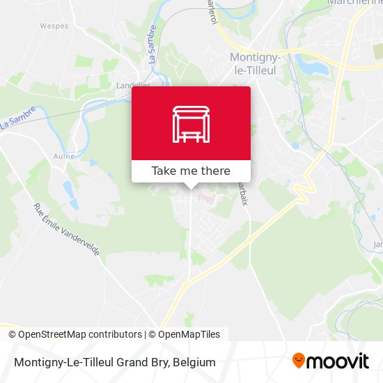 Montigny-Le-Tilleul Grand Bry map