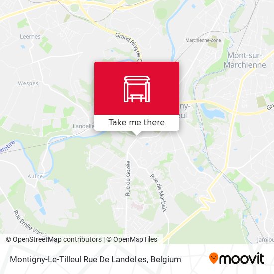 Montigny-Le-Tilleul Rue De Landelies plan
