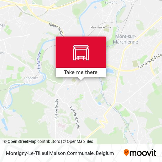 Montigny-Le-Tilleul Maison Communale plan