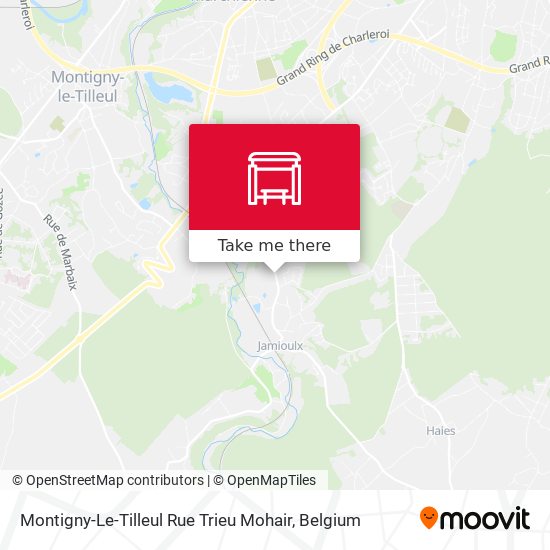 Montigny-Le-Tilleul Rue Trieu Mohair plan