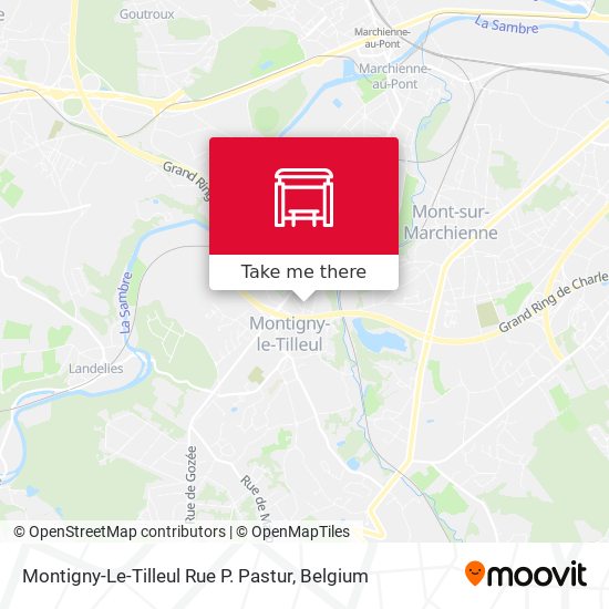 Montigny-Le-Tilleul Rue P. Pastur map