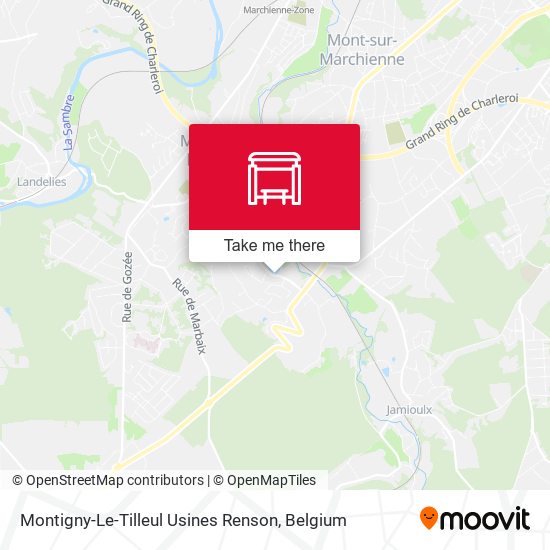 Montigny-Le-Tilleul Usines Renson map