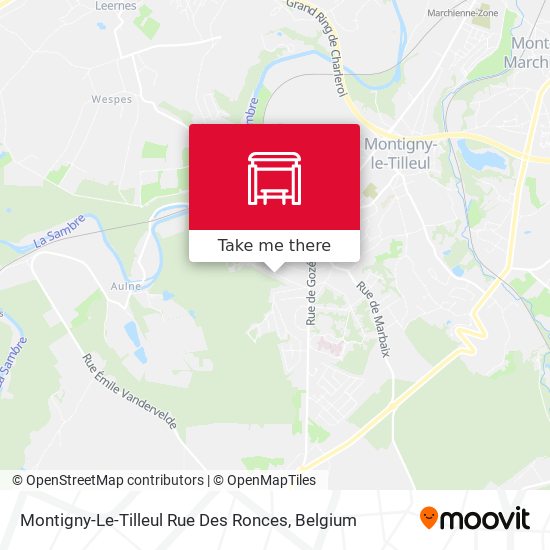 Montigny-Le-Tilleul Rue Des Ronces plan