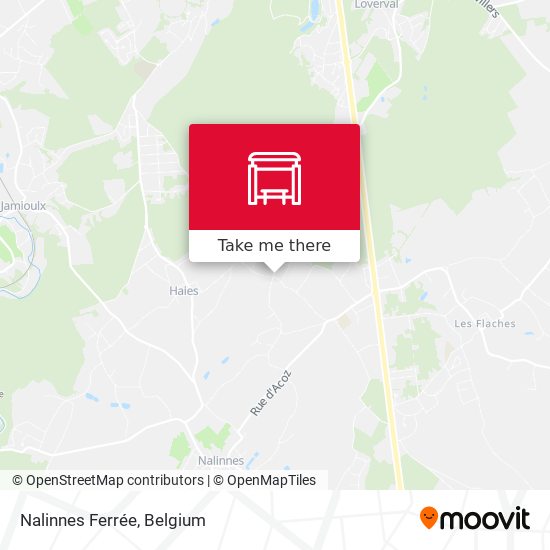Nalinnes Ferrée plan