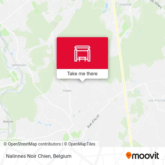 Nalinnes Black Dog map