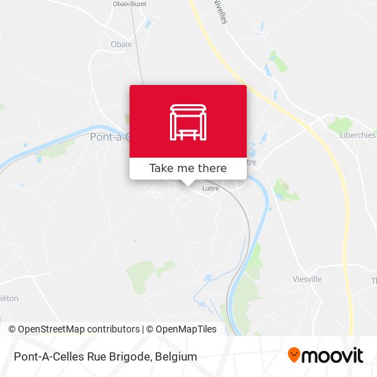 Pont-A-Celles Rue Brigode map