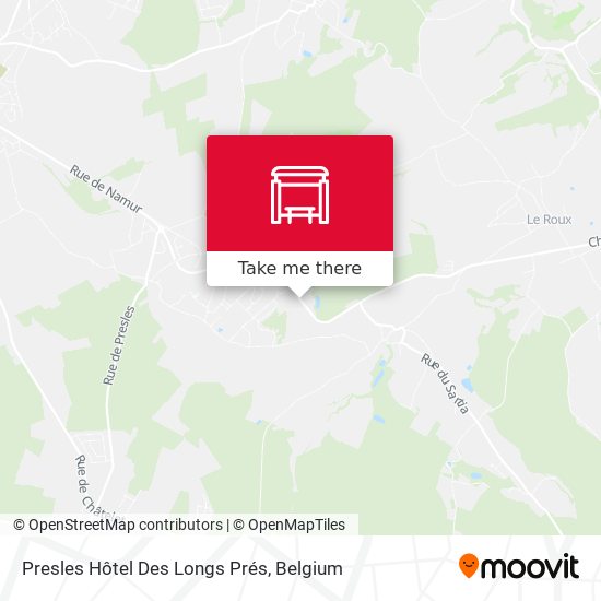 Presles Hôtel Des Longs Prés plan