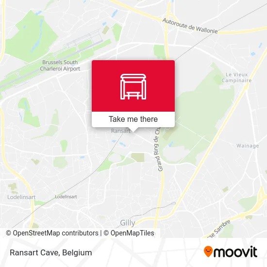Ransart Cave map