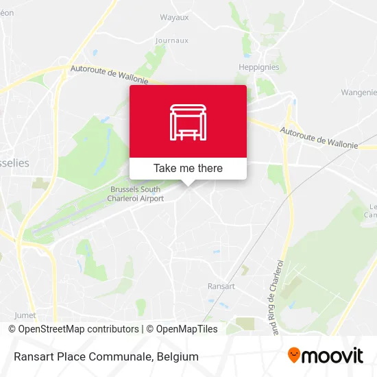 Ransart Town Square map