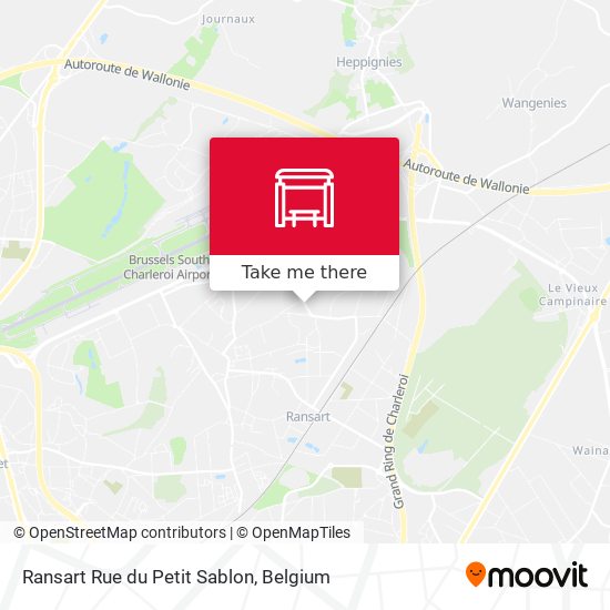 Ransart Rue du Petit Sablon map