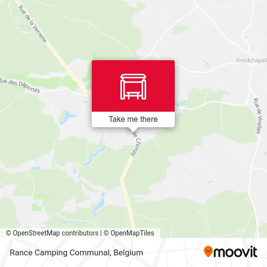 Rance Municipal Camping map