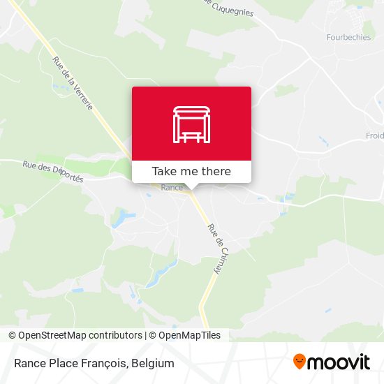 Rance Place François map