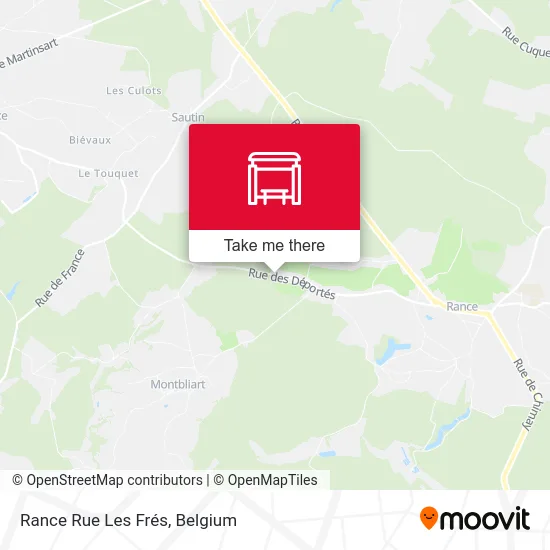 Rance Les Fres Street map