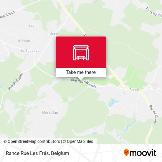 Rance Rue Les Frés map
