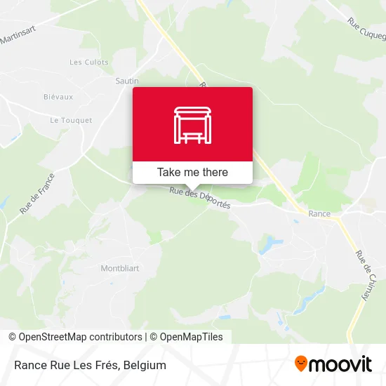 Rance Les Fres Street map