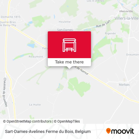 Sart-Dames-Avelines Ferme du Bois plan