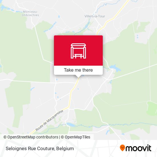 Seloignes Rue Couture plan