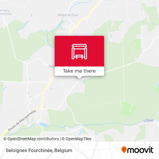 Seloignes Fourchinée map