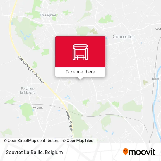 Souvret La Baille map