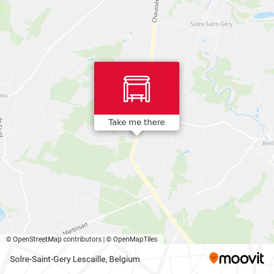Solre-Saint-Gery Lescaille map