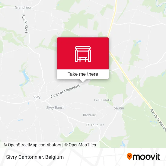 Sivry Cantonnier map