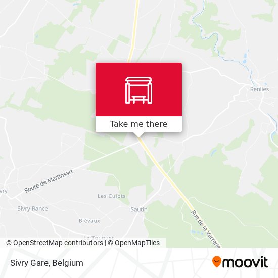 Sivry Gare map