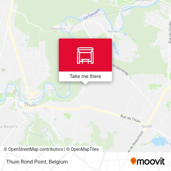 Thuin Roundabout map