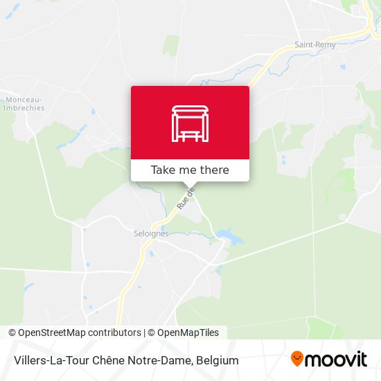 Villers-La-Tour Chêne Notre-Dame map