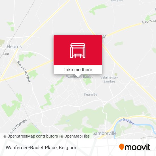 Wanfercee-Baulet Place plan