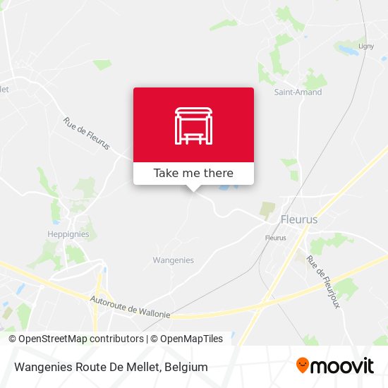 Wangenies Route De Mellet plan