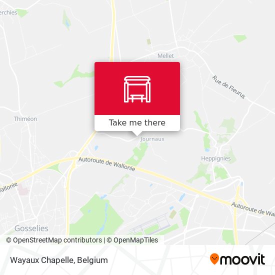 Wayaux Chapelle map