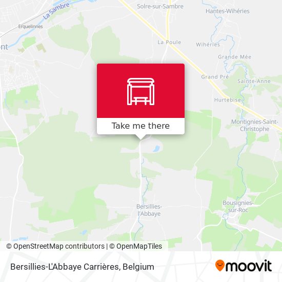 Bersillies-L'Abbaye Carrières map