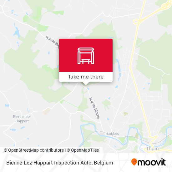 Bienne-Lez-Happart Inspection Auto map