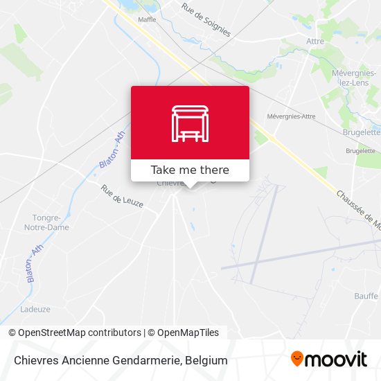 Chievres Ancienne Gendarmerie map