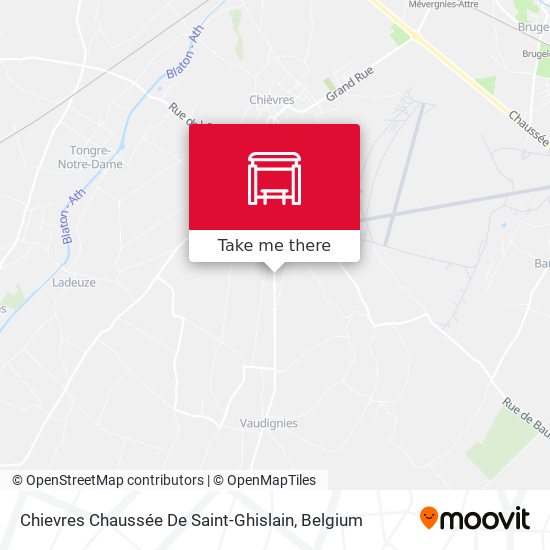 Chievres Chaussée De Saint-Ghislain map
