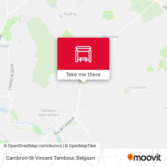 Cambron-St-Vincent Tambour plan