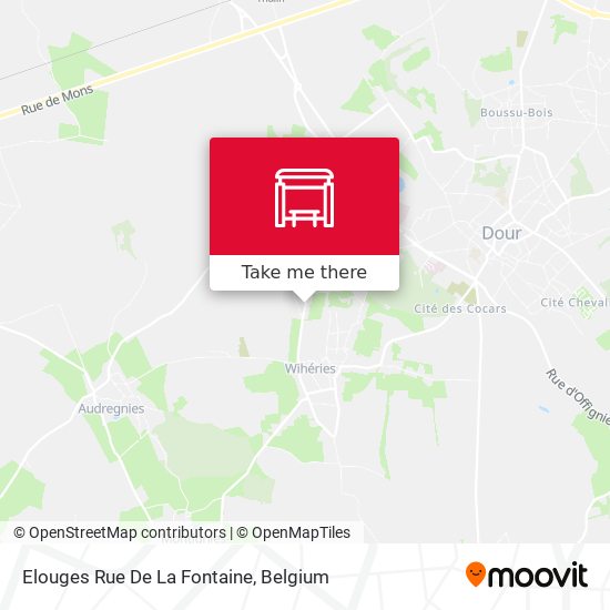 Elouges Rue De La Fontaine map
