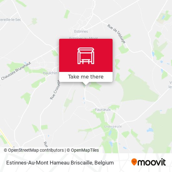 Estinnes-Au-Mont Hameau Briscaille map