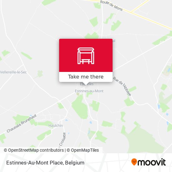 Estinnes-Au-Mont Place plan