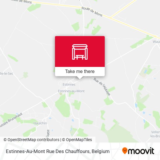 Estinnes-Au-Mont Rue Des Chauffours plan