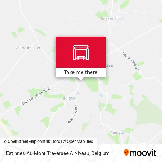 Estinnes-Au-Mont Traversée À Niveau map