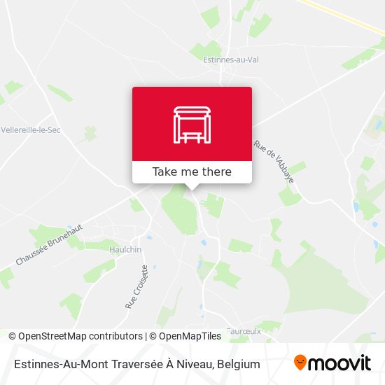Estinnes-Au-Mont Traversée À Niveau map