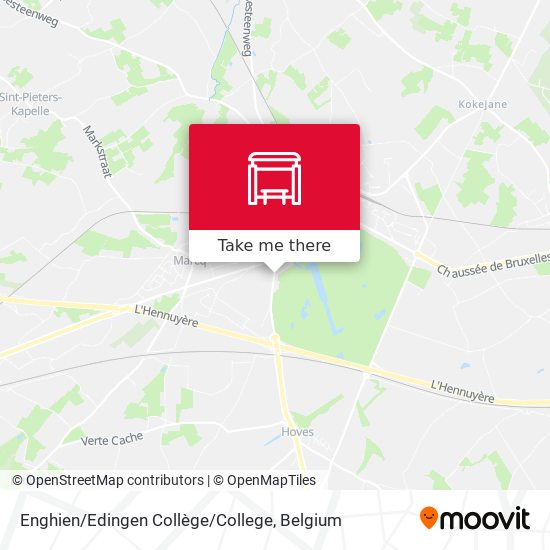 Enghien / Edingen Collège / College map