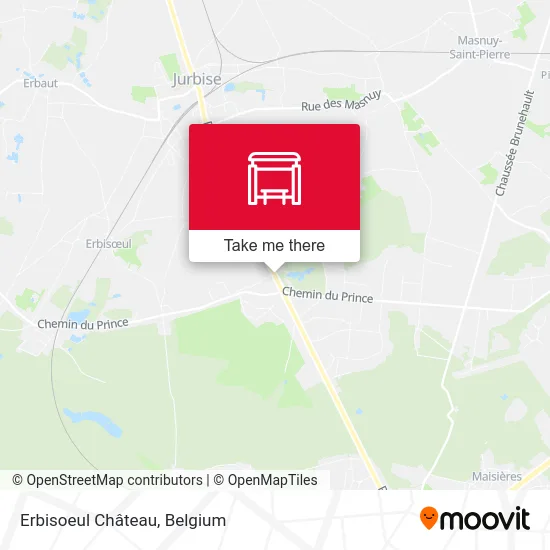 Erbisoeul Castle map